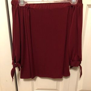 BP Off the Shoulder Top 3/4 Sleeve